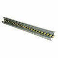 Vestil 12' Straight Guard Rail, Galvanized GR-H2R-BO-12-HDG